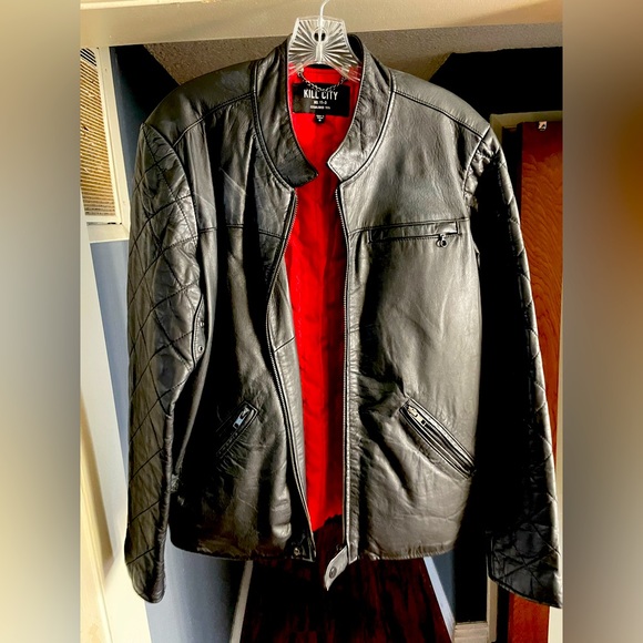 Kill City Leather Jacket - Picture 1 of 5